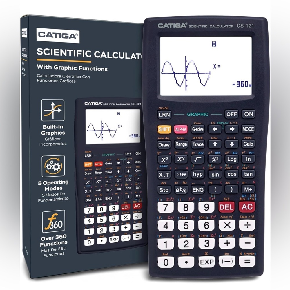 CATIGA Scientific Calculator With Graphic Functions